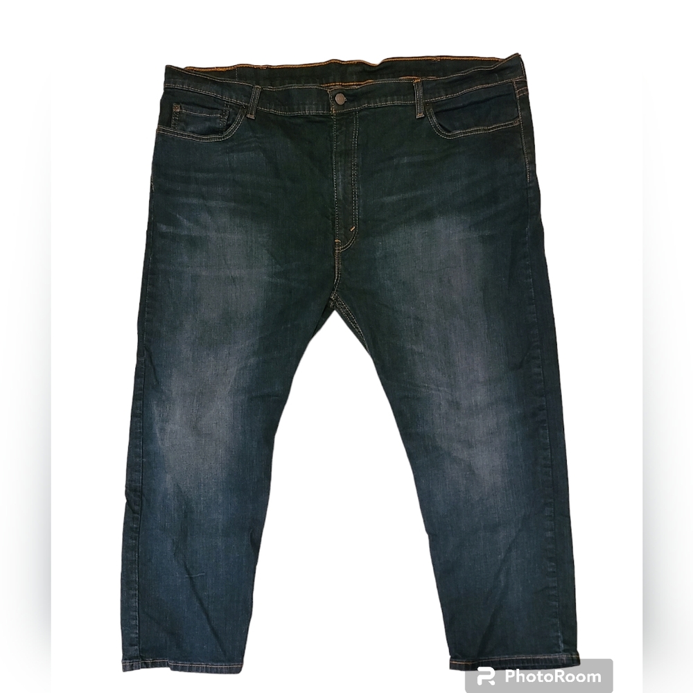 Levis 502 Mens Jeans Regular Fit Tapered Leg Size 48/29